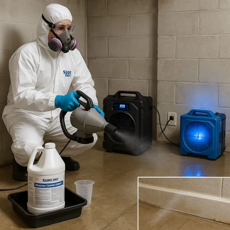 Sanitization and Odor Removal process in Edneyville, NC