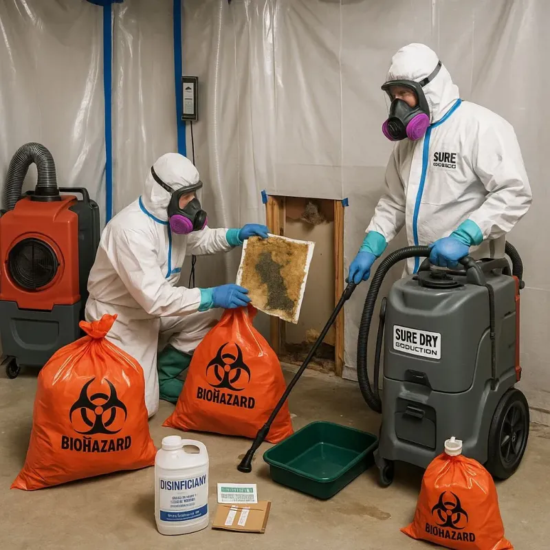 Contaminated Water Handling Protocols process in Edneyville, NC