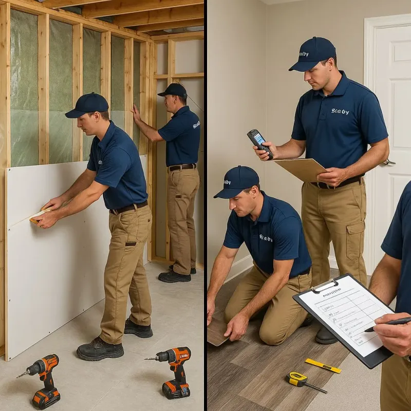 Repairs and Reconstruction process in Edneyville, NC